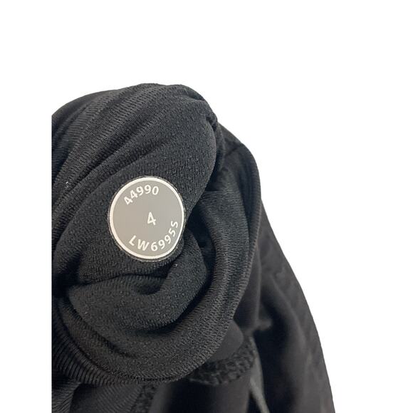 Lululemon Run Pants Leggings Womens 4 Black Capri Inspire Crop II LW6995S - Picture 7 of 7